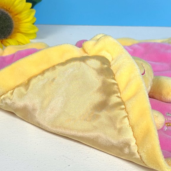 First Impressions Little Cutie Yellow Giraffe Security Blanket Plush Stuffed Toy - Picture 5 of 5